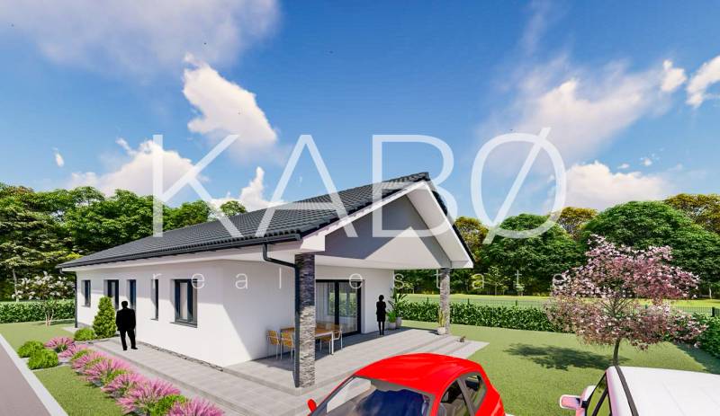 Základová doska na  575 m2 pozemku - Čeľadice  - Rodinný dom so záhradou, terasou a parkoviskom v Čeľadiciach, Pozemky - bývanie.