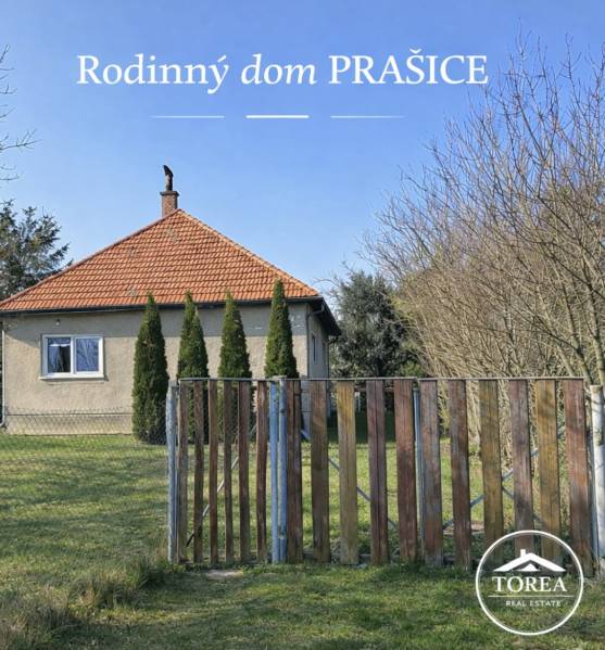 Rodinný dom s pozemkom 1978 m2  v  lokalite – Prašice. - Rodinný dom v Prašiciach obklopený upravenou záhradou a plotom v prírodnom prostredí.