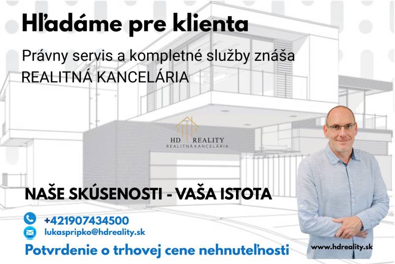 Kúpa, 3-izbový byt v meste Poprad - Inzerát realitnej kancelárie s kontaktom na sprostredkovateľa a logom HD Reality.