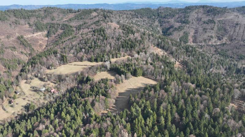 Lazy pod Makytou – Rekreačný pozemok na chatku / mobilný domček - Lesnatá krajina a lúky v blízkosti Lazy pod Makytou, Poľnohospodárske a lesné pozemky.
