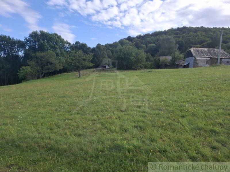 Veľký pozemok v srdci prírody pri Hornom Tisovníku - Lúka a stavby v Pozemky - bývanie v Hornom Tisovníku, obklopené lesom.