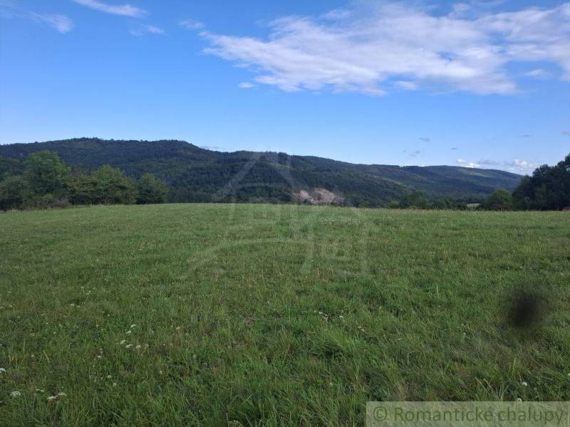 Veľký pozemok v srdci prírody pri Hornom Tisovníku - Krásne zelené pozemky na bývanie v Hornom Tisovníku s panorámou lesa a modrej oblohy.
