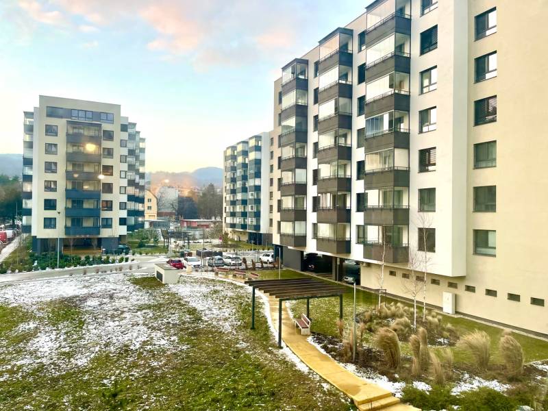 I Predaj 3i bytu v novostavbe v Rači - Bytové domy na Rudroffovej ulici v Bratislave - Rači, s dvormi a trávnatým priestorom.