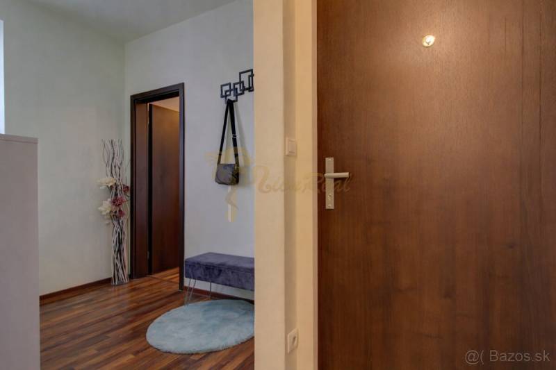 5-izb. byt, Krajinská, Podunajské Biskupice, 2.p./3 - Vstupná hala v 5 a viac izbovom byte s podlahou s dreveným dekorom.