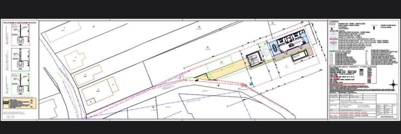 Predaj pozemku na bývanie, Horná, Horná, Dunajská Streda - Stavebný plán pre pozemky - bývanie v Topoľníkoch so zakreslenými parcelami a stavbami.