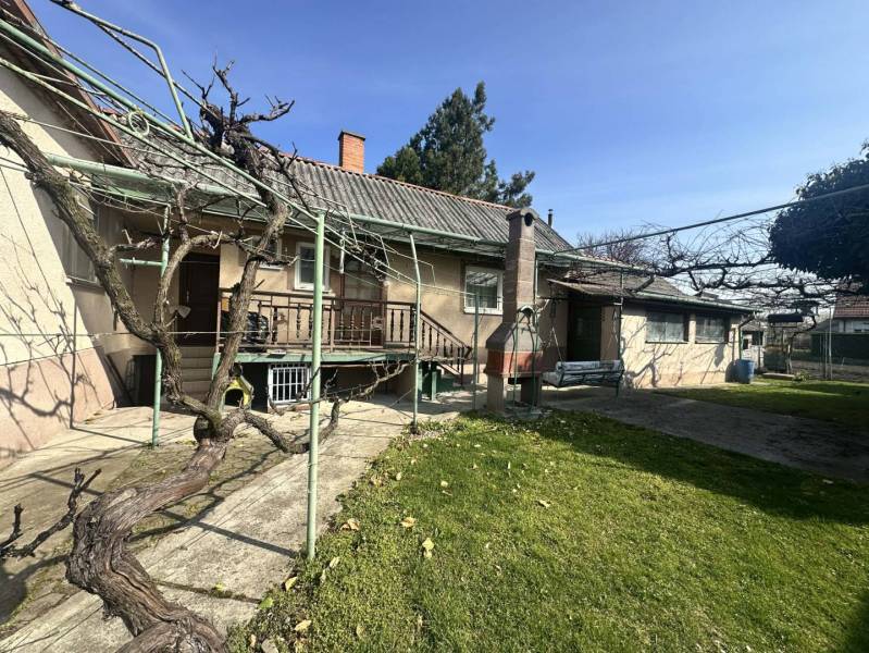 ☎️0918197701 Rodinný dom s veľkým potenciálom v obci Dolný Štál – ideá - Rodinný dom v Dolnom Štále s veľkou záhradou a pergolou pre vinič.