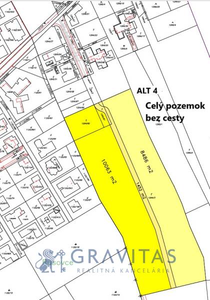 NA PREDAJ | investičný pozemok | Rusovce | výborná poloha - Plán pozemkov v Bratislave - Rusovciach, Pri Pieskovom Hone, pre developerské projekty.