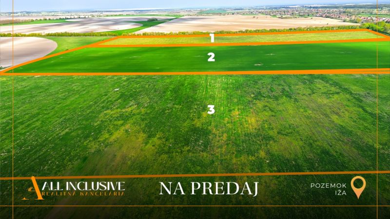 Na predaj veľkorysý 18 ha pozemok, Iža