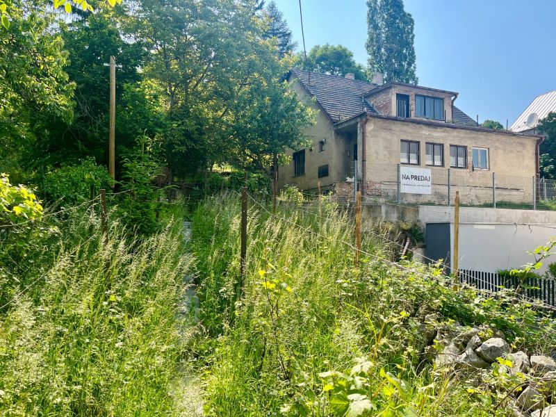 PREDAJ -Lukratívny pozemok so starším domom pri Horskom parku - Rodinný dom v Starom Meste v Bratislave na Búdkovej ulici obklopený zeleňou a stromami.