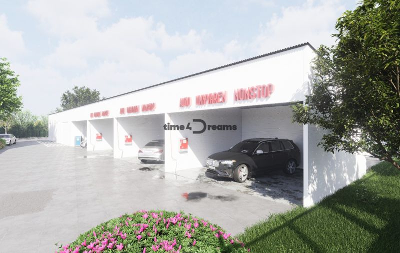 NA PRENÁJOM skladové priestory - areál v centre Nitry - Auto umývareň s moderným dizajnom na Železničiarskej ulici v Nitre, sklady a haly.
