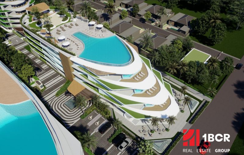 SOLE MIO RESIDENCES PHUKET - Výstavba bytov v Phukete s bazénmi na streche a tropickou zeleňou.
