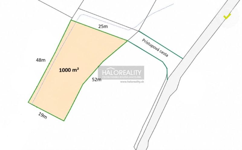 Predaj, pozemok 1002 m2 Nitra, Zobor