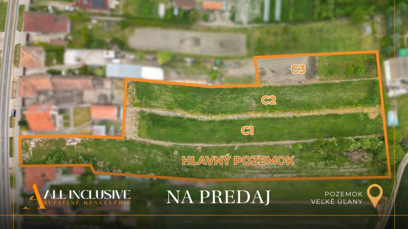 Na predaj stavebné pozemky, Veľké Úľany