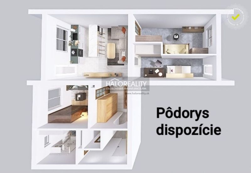 Predaj, štvorizbový byt Bratislava Rača, Dopravná -...