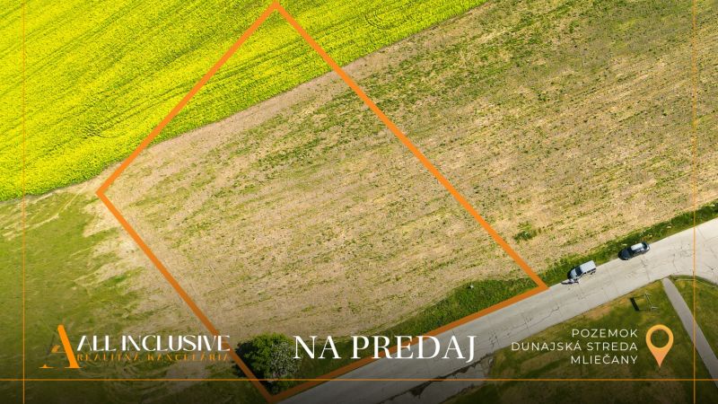Na predaj inv. pozemok v priamej blízkosti Ds-Mliečany
