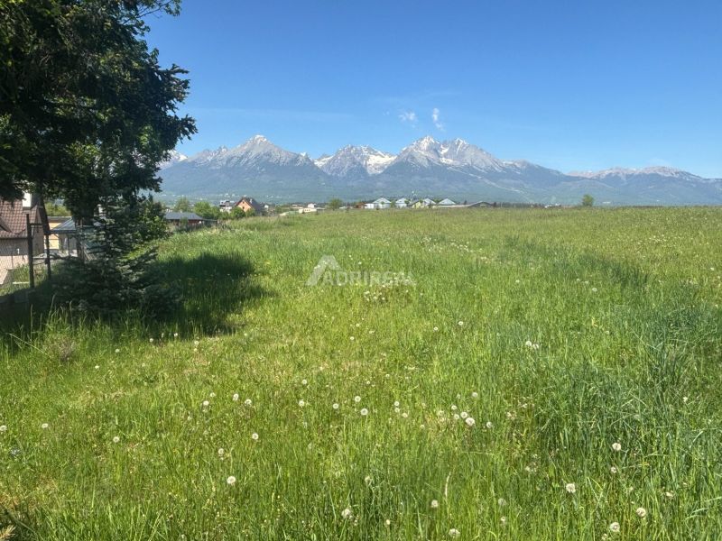 PREDAJ: STAV. POZEMOK; 719 m2; Poprad - Mlynica; 68 305 €