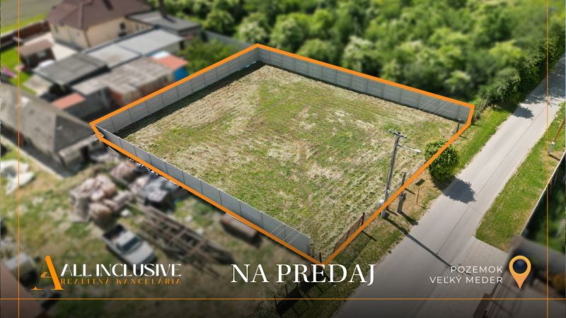 Na predaj 600 m² stavebný pozemok, Veľký Meder – Ižop