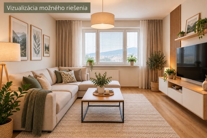 PREDAJ: 3 izbový byt, 63 m2, Brezno - Mazorník