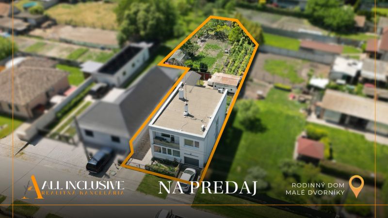 Na predaj 5-izbový rodinný dom v Malých Dvorníkoch - Rodinný dom v Malých Dvorníkoch, Dunajská Streda, s veľkým pozemkom na predaj.