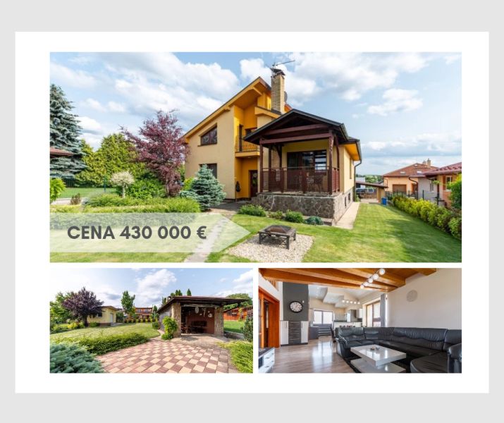Veľkorysé bývanie pre viacčlenné rodiny–3 domy, Prešov a blízke okolie - Rodinný dom v Prešove s krásnou záhradou a pohodlnou terasou. Cena 430 000 €.