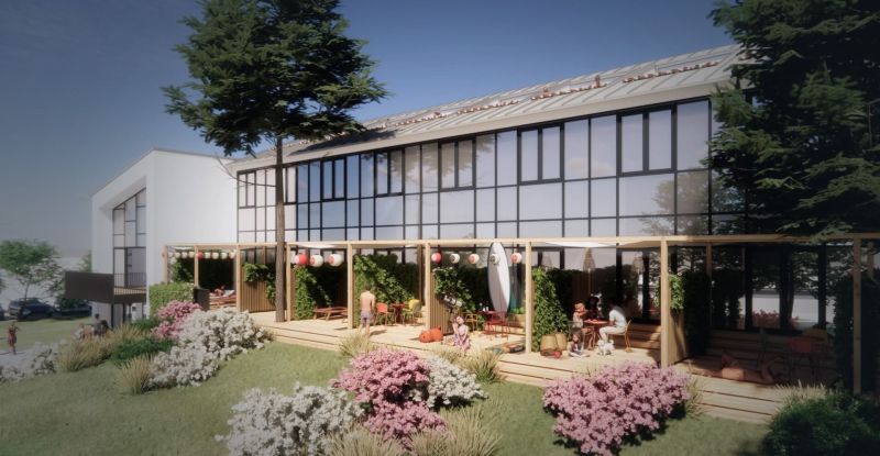 SPILL Apartments Šírava - Predaj apartmánov pri Zemplínskej Šírave - Exteriér rekreačného apartmánu v Zemplínskej Šírave s terasou a pestrou záhradou.