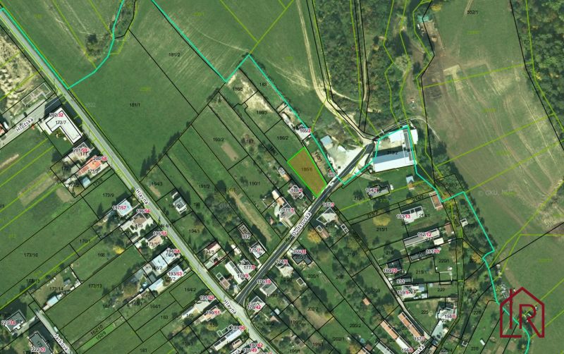 Stavebný pozemok obec Svinia – 751m2 - Mapa pozemkov na Dudkovskej ulici v obci Svinia, vhodných na bývanie.