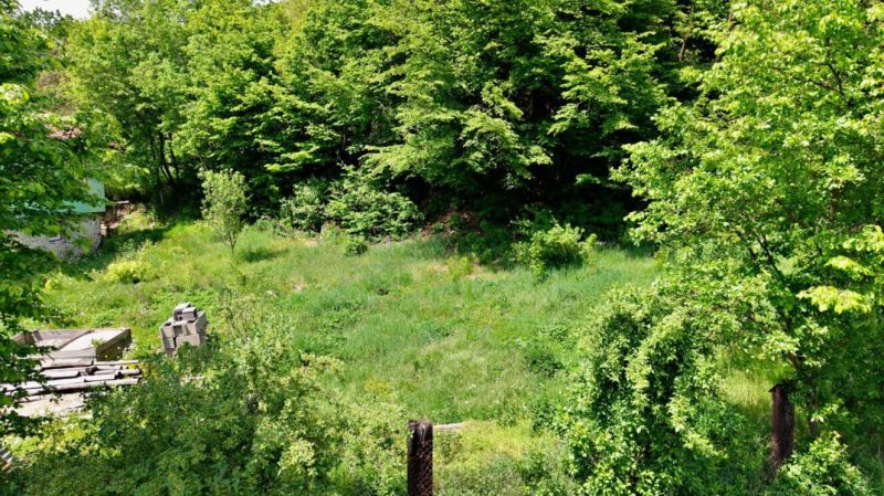Pozemok 1066m2, Obišovce - Pozemok na bývanie v Obišovciach so zeleňou a okolitými stromami ponúka prírodný úkryt.
