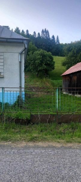 Na predaj stavebné pozemky - 7 500 m² v obci Zubné. - Budova a stodola obklopené zeleňou v Zubnom, Zvláštne nehnuteľnosti, pred stromami.