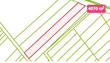 Na predaj pozemok o rozlohe - 4 070 m² vhodný na výstavbu rodinného do - Pozemky - bývanie v Slovenskej Volovej, označené plochou 4070 m².