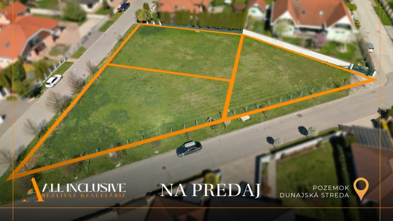 Na predaj 3x pozemky, Dunajská Streda