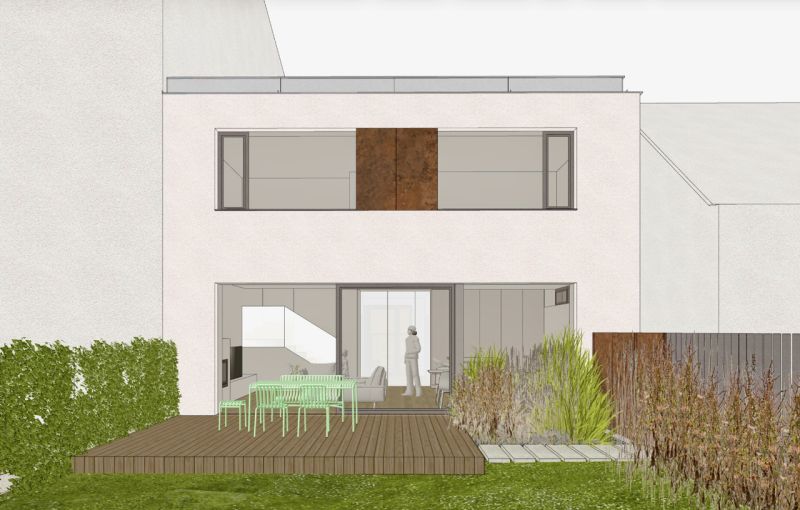 Výnimočná adresa na Nivách – dom s projektom a stavebným povolením - Rodinný dom na Líščích nivách v Bratislave s terasou a zeleňou.