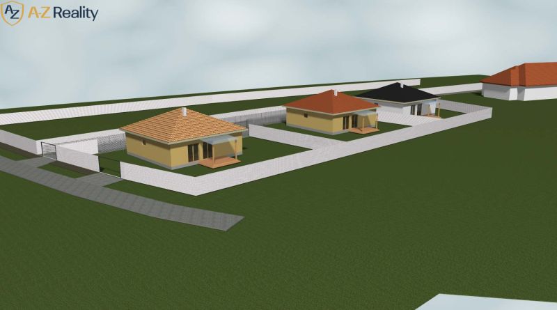 Na predaj 3 stavebné pozemky v centre obce Jasová - Rodinné domy v Jasovej obklopené zelenými trávnatými pozemkami vhodnými na bývanie.