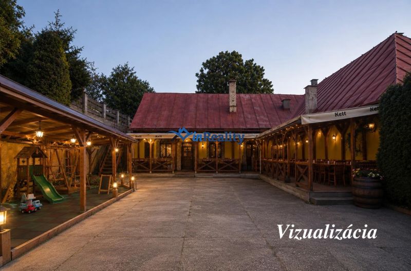 Objekt s historickým nádychom v Banskej Štiavnici - Štefultov - Gastro priestory v mestskej časti Štefultov, Banská Štiavnica, s vonkajším posedením a detským ihriskom.
