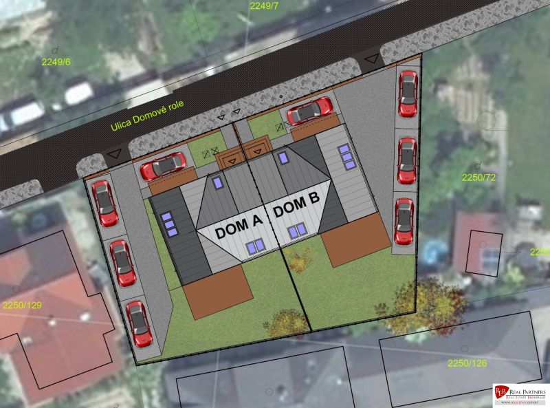 - Rezidenčné byty A2 a B2 s balkónom v rodinnom dome, Ružinov - Projekt rodinného domu na ulici Domové role v Bratislave-Ružinove s parkovaním.