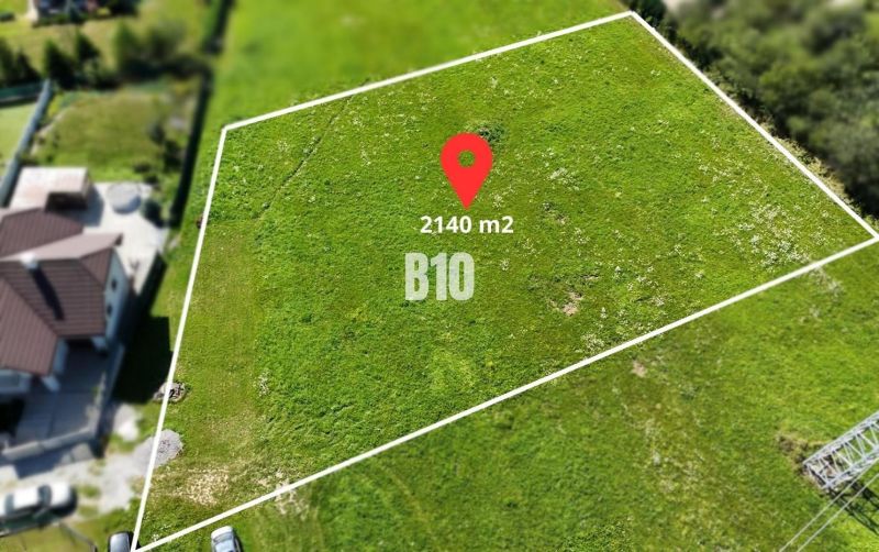 ABC stavebné pozemky - Pozemok na bývanie v Nesluši o rozlohe 2140 m² s vyznačenými hranicami.