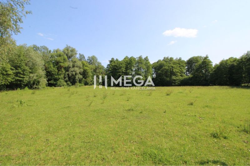 NA PREDAJ POZEMKY NA MIERU už od 1000 m²  - obec PTIČIE - Pozemky - bývanie v Ptičí: zelená lúka obklopená stromami, jasná obloha.