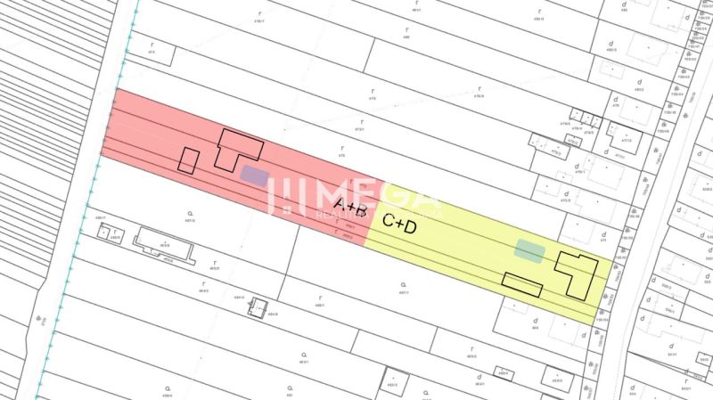 NA PREDAJ POSLEDNÉ TOP STAVEBNÉ POZEMKY C+D obec JASENOV - Mapa parciel v Jasenove určených pre pozemky - bývanie.
