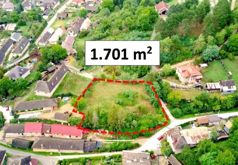 Gemerská Poloma - 1.701 m2 POZEMOK NA RD - 10 minút od RV