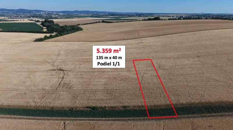 Šípkové – 5.360 m2 PÔDA v podiele 1/1