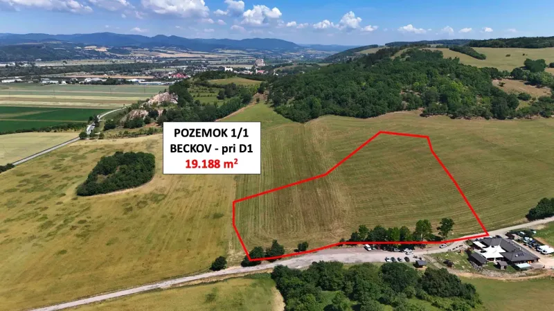 Beckov – 20.000 m2 v celku (Farma, Chov koní...)