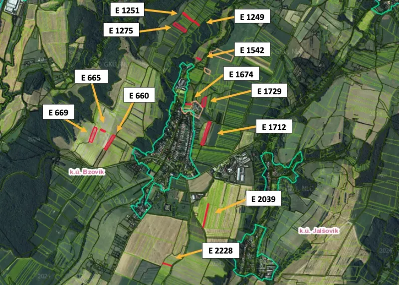 Bzovík – 34.400 m2 ORNÁ PÔDA v podiele 1/1