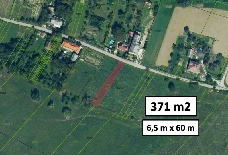 Prašník 371 m2 STAVEBNÝ POZEMOK v pozemkových úpravách
