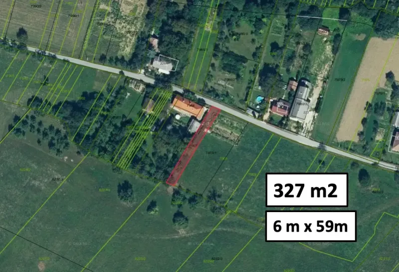 Prašník 327 m2 STAVEBNÝ POZEMOK v pozemkových úpravách