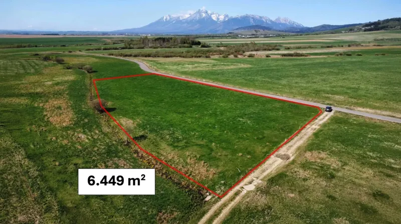 Podhorany – 6.449 m2 ORNÁ PÔDA v podiele 1/1 – Predaj