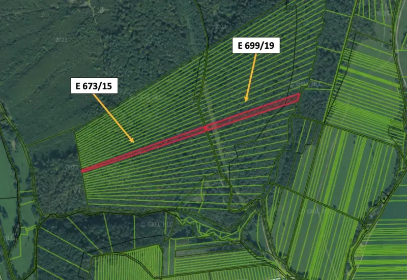 Nevidzany – 9.700 m2 LESNÉ POZEMKY 1/1