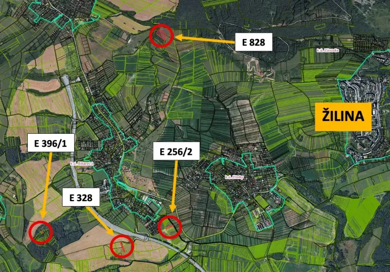 Bitarová – 2.800 m2 ORNÁ PÔDA pri Žiline