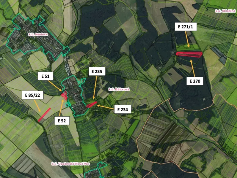 Bátorová – 17.500 m2 ORNÁ PÔDA a LESY
