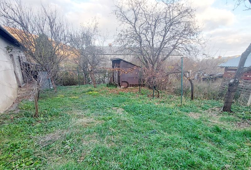 Multifunkčná prevádzková budova s veľkým potenciálom – Vígľašská Huta  - Rodinný dom s trávnatým pozemkom, ovocnými stromami a drevenými prístreškami na vidieku.