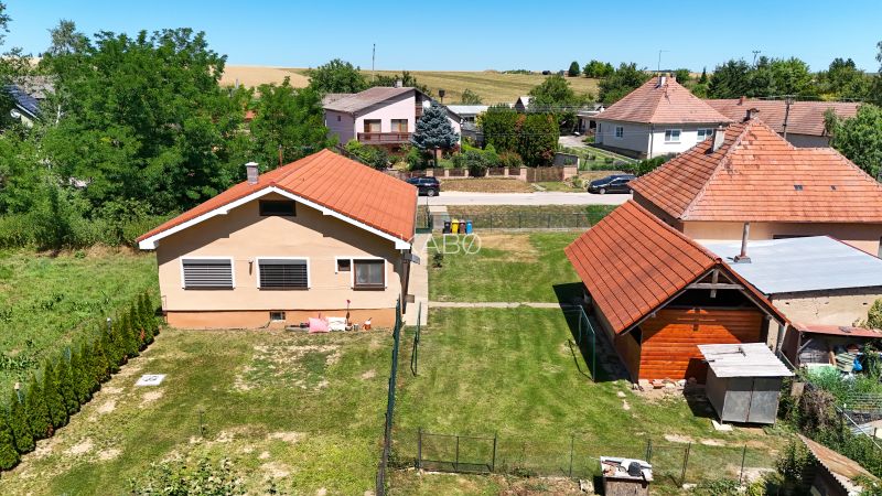 Rodinný dom s krásnym 18 á pozemkom ( stavebným) - Nové Sady  - Rodinný dom v Nových Sadoch s upravenou záhradou a tradičnou strechou.