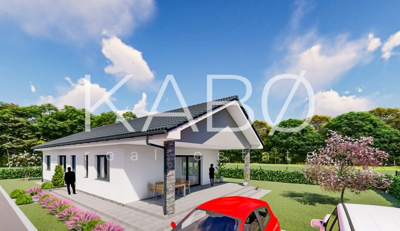 Základová doska na  575 m2 pozemku - Čeľadice  - Rodinný dom so záhradou, terasou a parkoviskom v Čeľadiciach, Pozemky - bývanie.